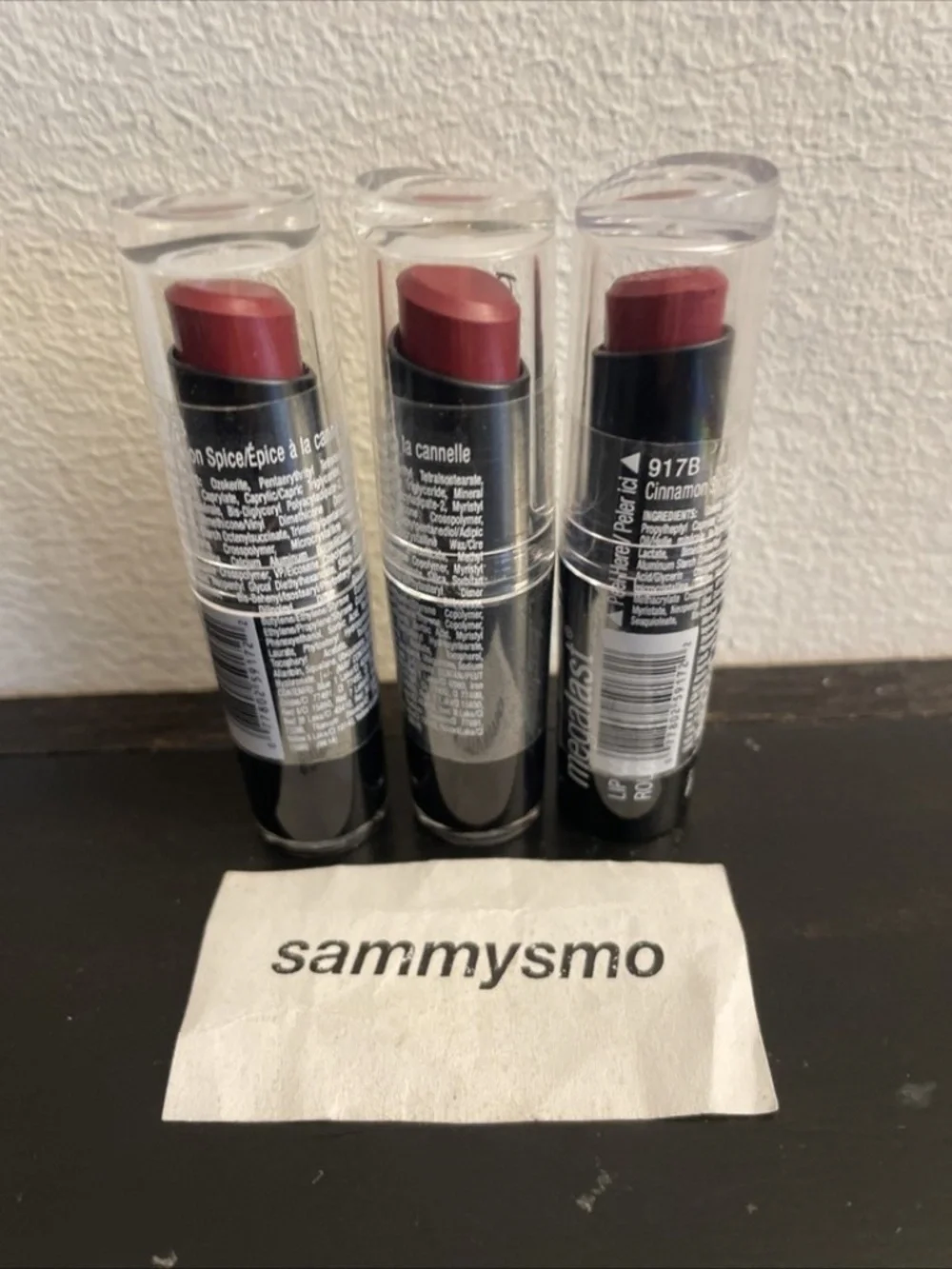 Wet N Wild Lipstick 917B Cinnamon Spice SEALED x3